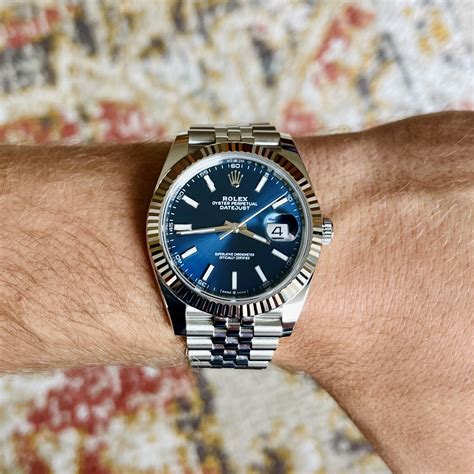 rolex date just blu sfumato|rolex datejust 41 dial.